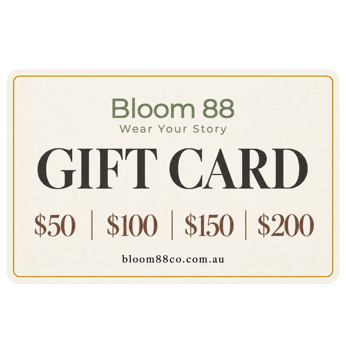 Bloom 88 Gift Card – Personalised Gifts & Keepsakes