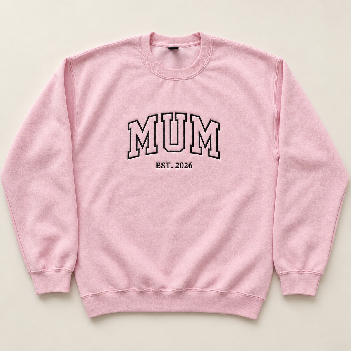 Personalised Varsity MUM Jumper with EST Year