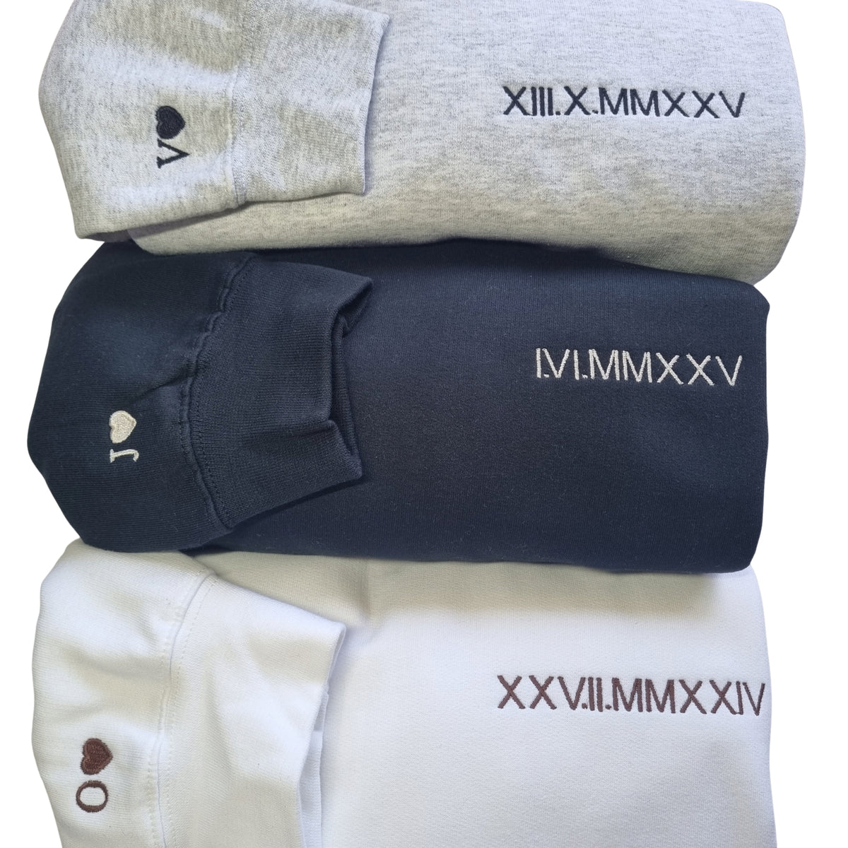 Personalised Roman Numeral Hoodie