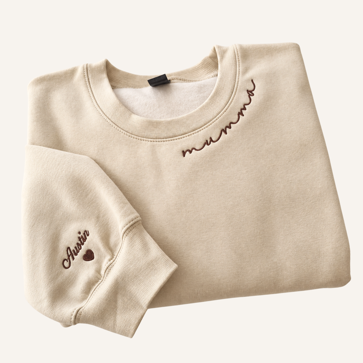 Personalised Mumma Neckline Jumper with Names