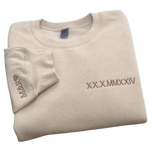 Personalised Roman Numeral Jumper