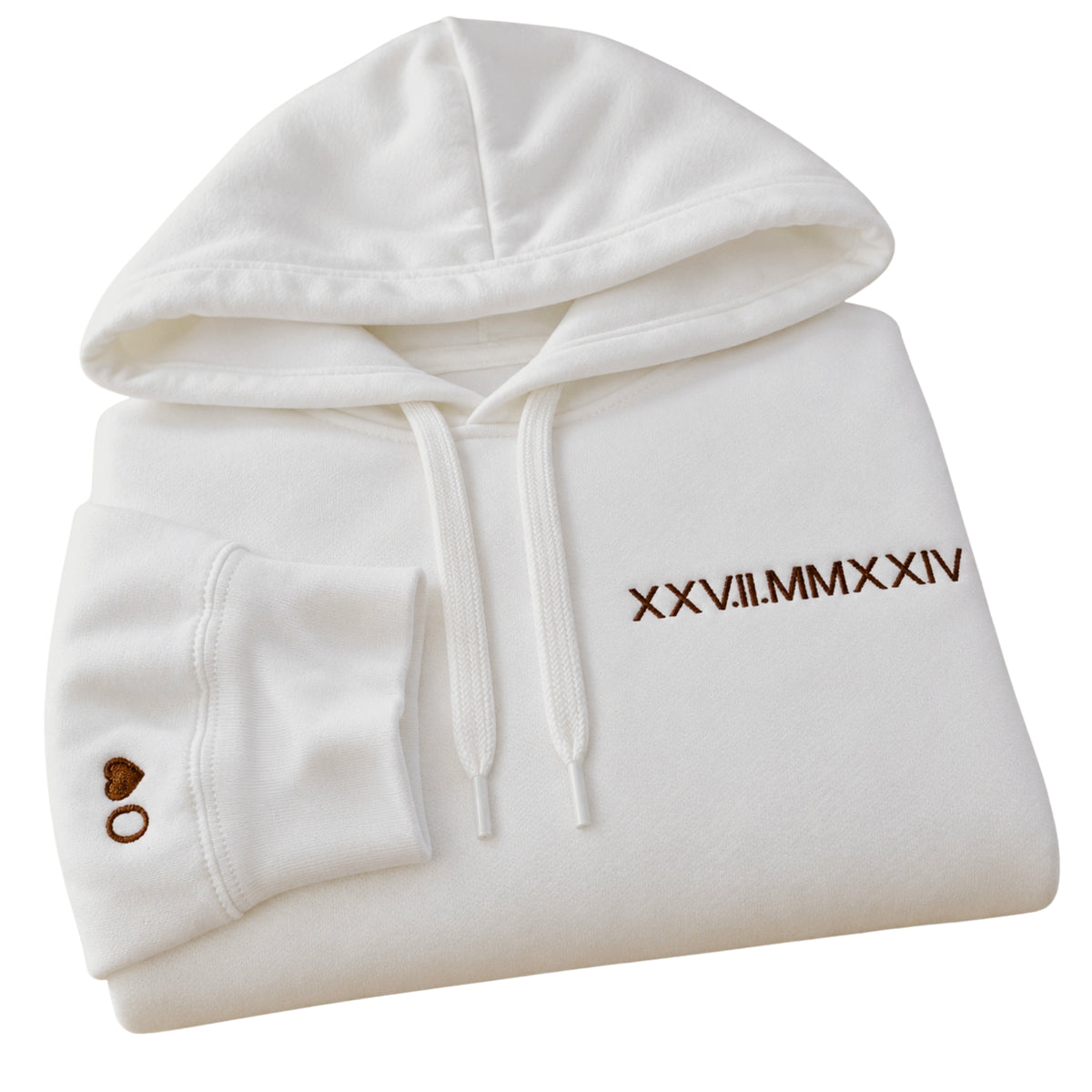 Personalised Roman Numeral Hoodie
