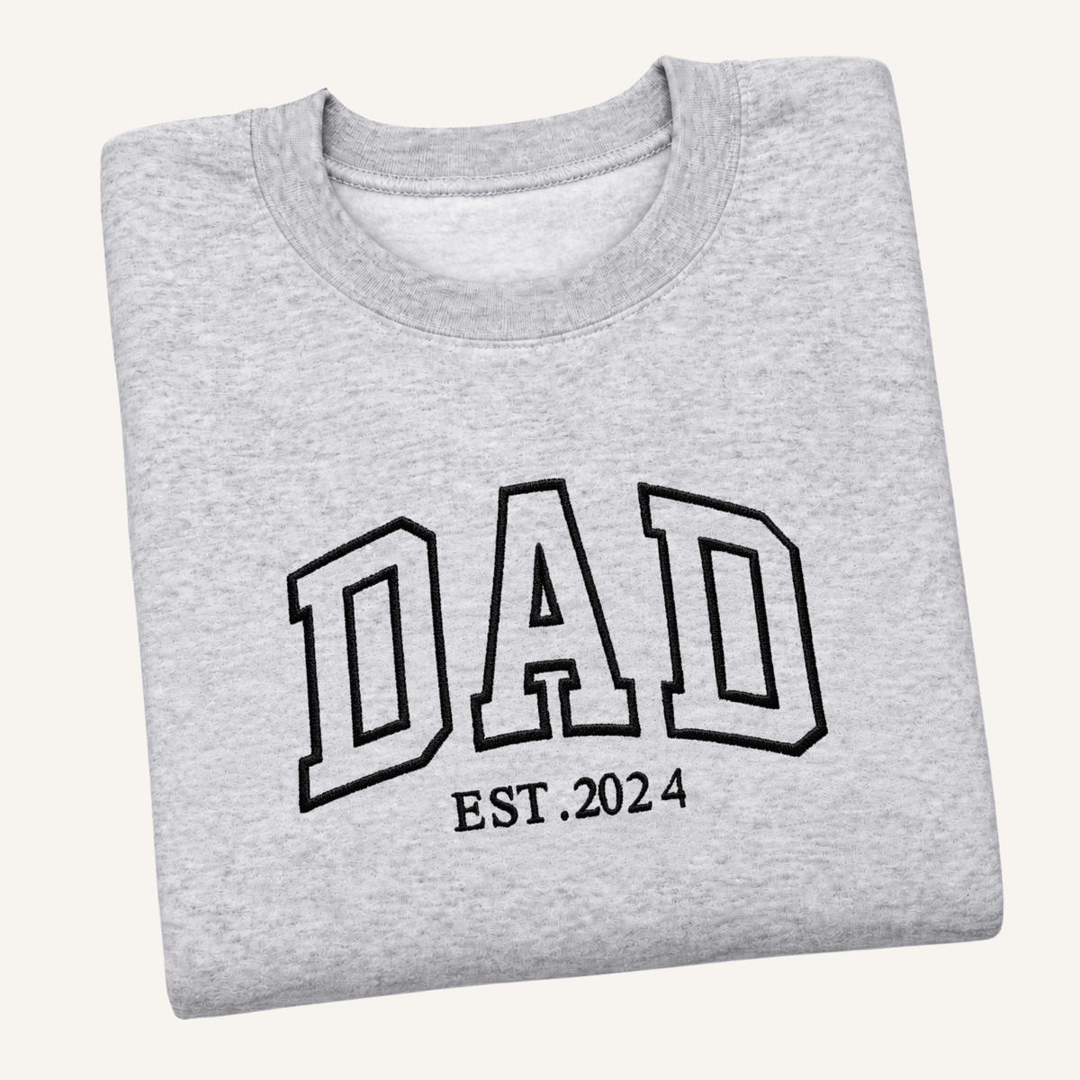 Personalised Varsity DAD Jumper with EST Year