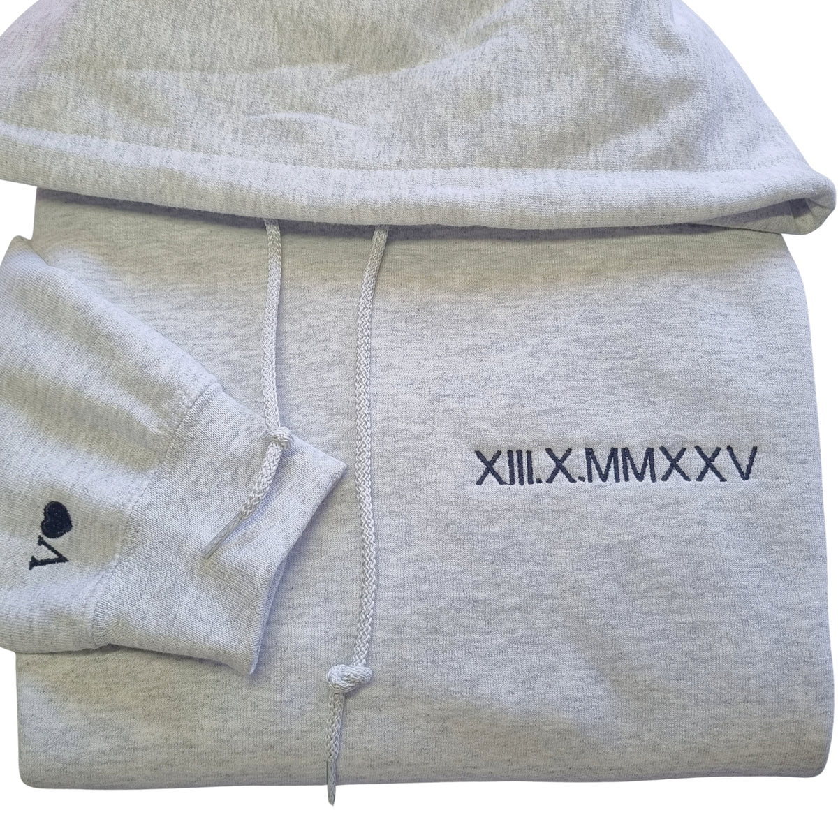 Personalised Roman Numeral Hoodie